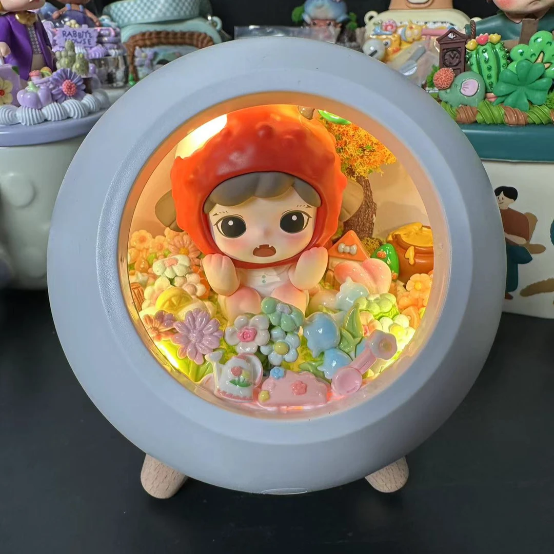 DIY正版妹妹带灯音响摆件