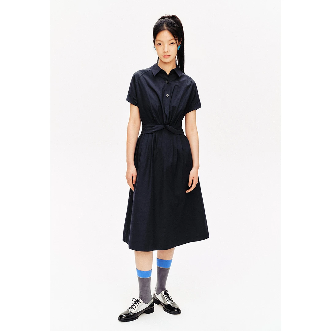 PSALTER/诗篇夏季金标门店同款新款X型衬衫连衣裙6C64205110