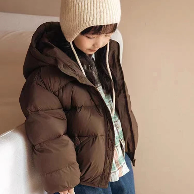 猫和老鼠儿童外套童装羽绒服连帽小童秋冬韩版冬季纯色保暖ADY002