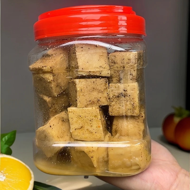 （老豆腐收到就能吃）咸香软糯无辣椒原味土坛发酵豆腐乳霉豆腐