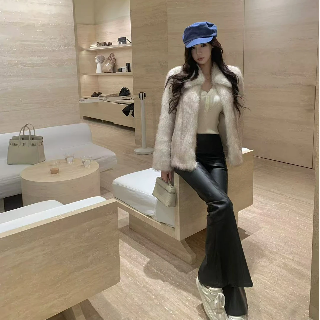 人造皮草 【徐徐啊】乱世佳人-环保皮草外套女财阀千金气质名媛上衣