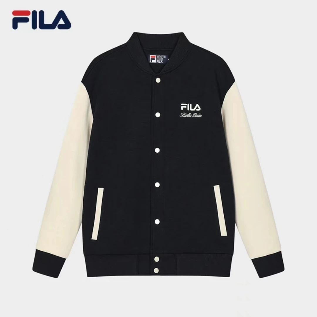 Fila斐乐【男女同款新款】显瘦2024年长袖棒球服外套F11M419501F