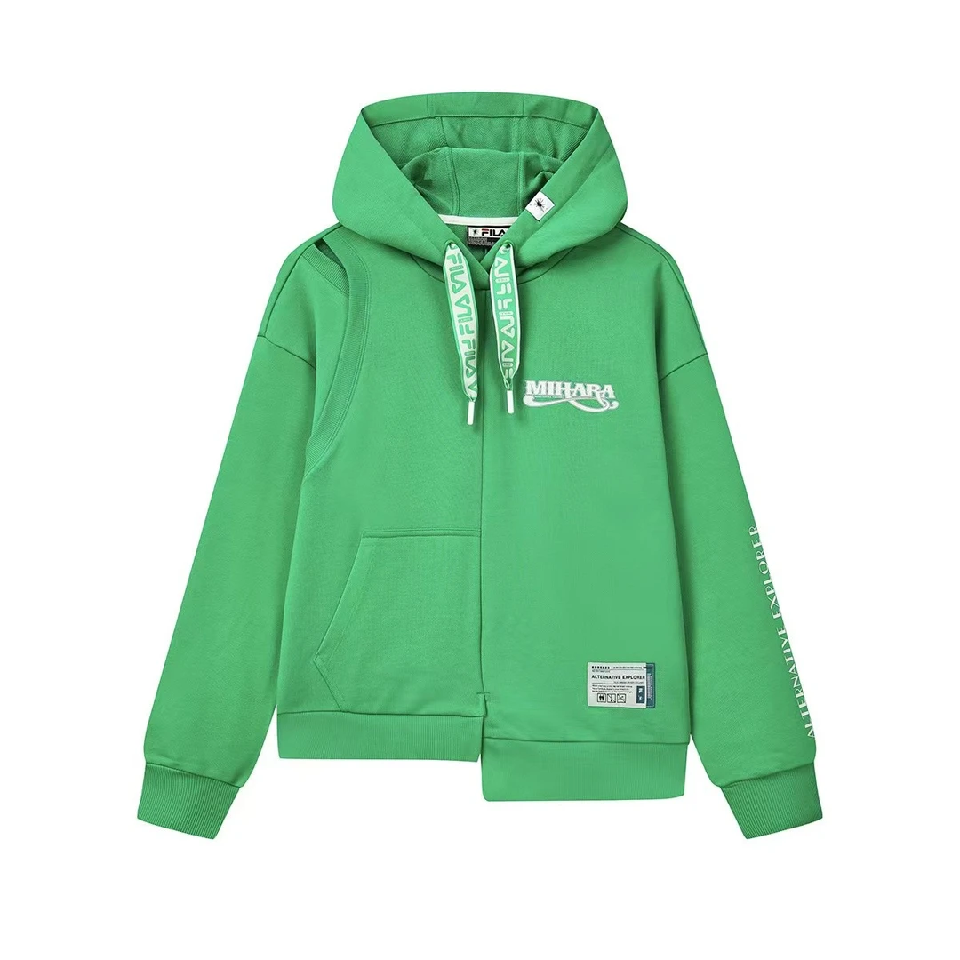 Fila/斐乐卫衣【MMY联名】女子百搭拼接解构运动服套头F11W243206F