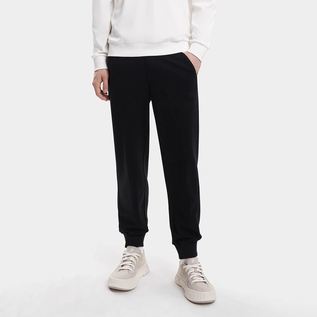 Fila/斐乐针织长裤男子时尚休闲运动舒适简约百搭户外F11M338605F