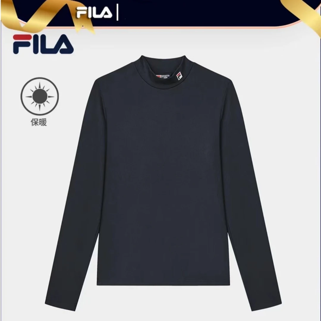 Fila/斐乐女士冬季【加绒冬季新款圆领】上衣打底衫F11W349221F QD