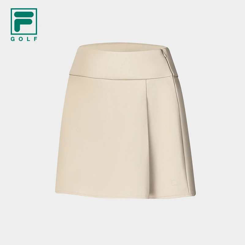 FILA/斐乐女装秋装高智感运动休闲舒适百搭半身百褶裙A11W445301F