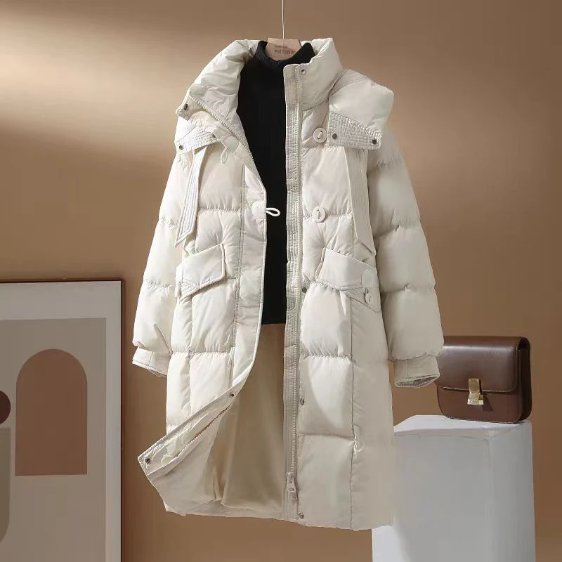 『 羽绒服S 』简约设计百搭时尚高品质厚款鹅绒服9181