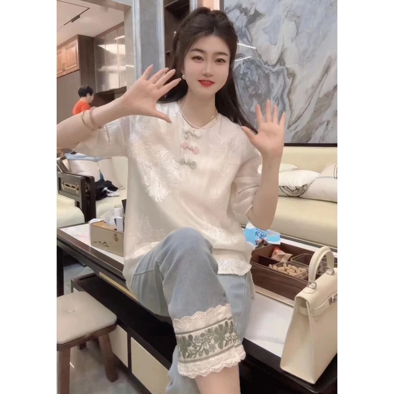 航航HHFS. 『白塔玫瑰6』百搭休闲舒适简约潮流洋气减龄汉服6244