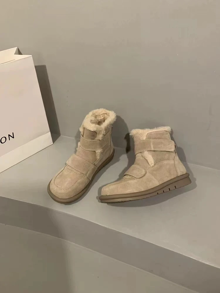 『摩卡焦糖S』时尚百运动搭休闲舒适简约潮流雪地靴888-6