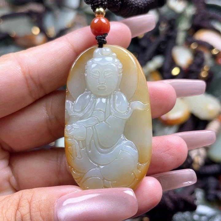 和田玉颈饰未镶嵌