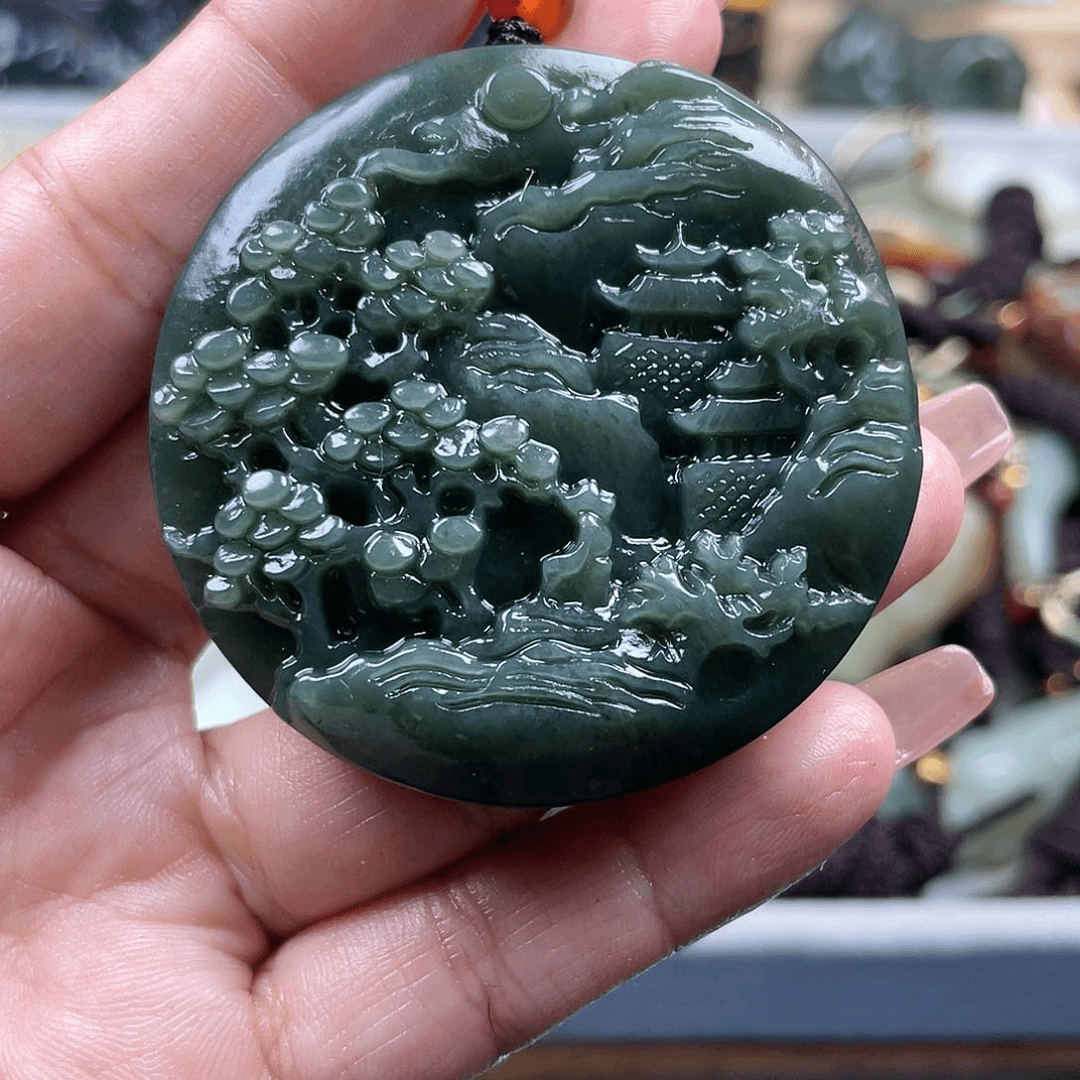 和田玉颈饰未镶嵌