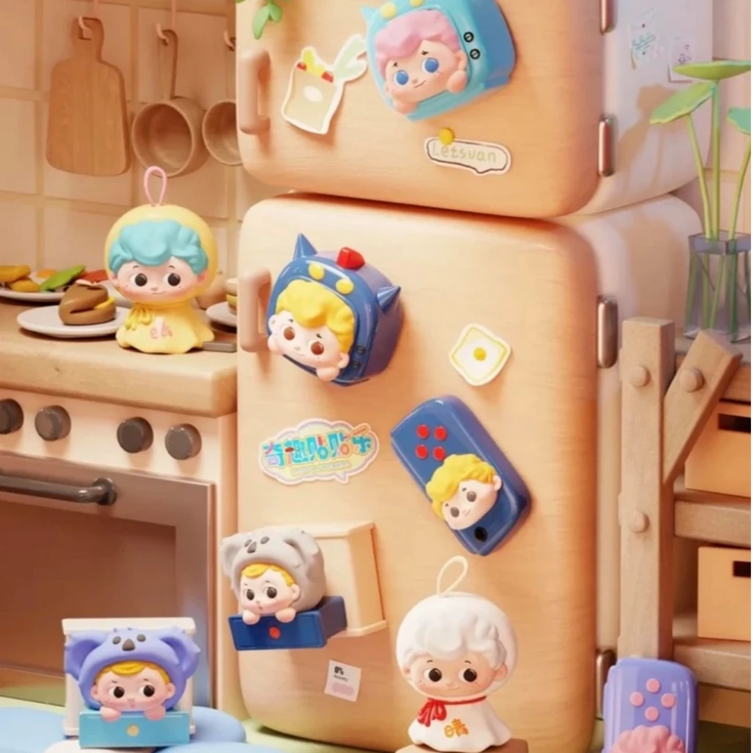 【拆袋】Letsvan全明星奇趣贴贴乐系列萌粒盲盒