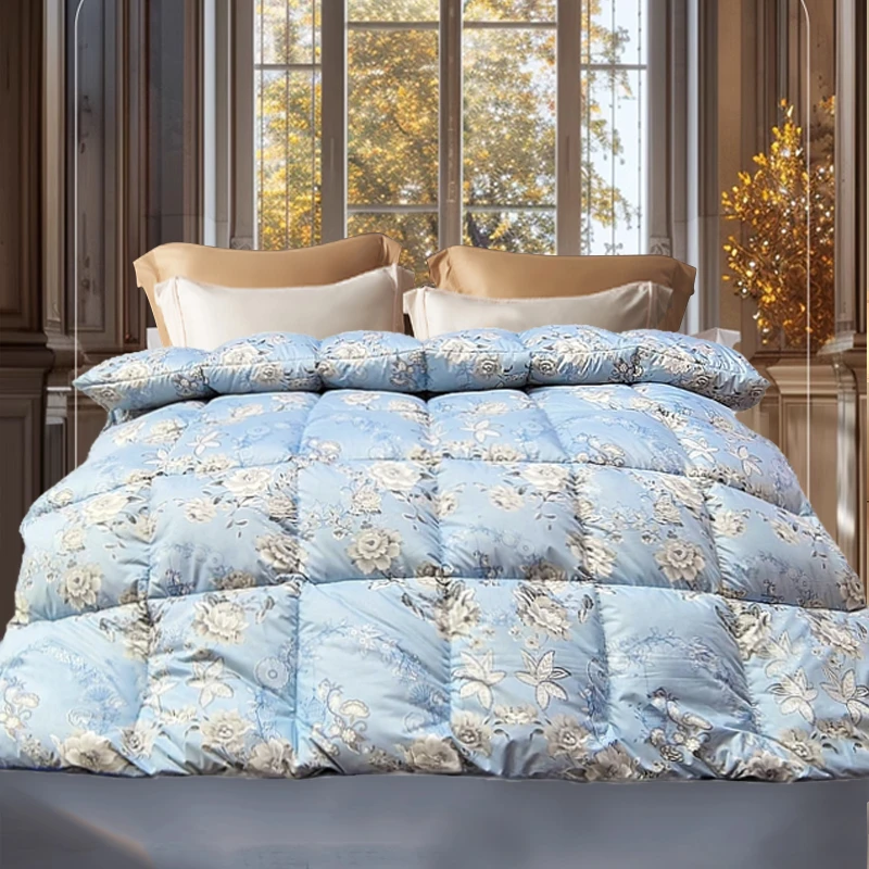 高奢羽翼冬被加厚被子春秋被芯-香榭丽舍兰