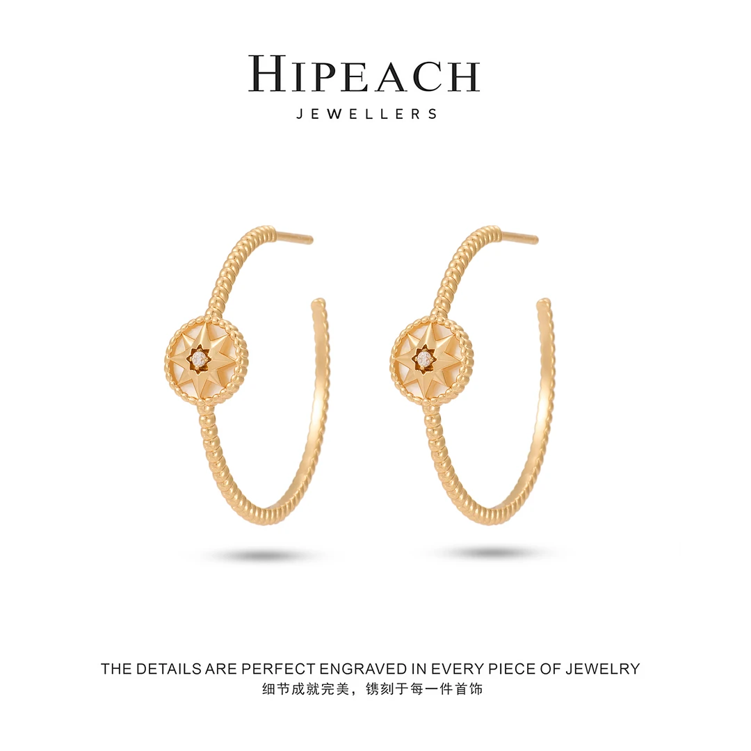 贝母百搭罗盘耳圈HTMX0012