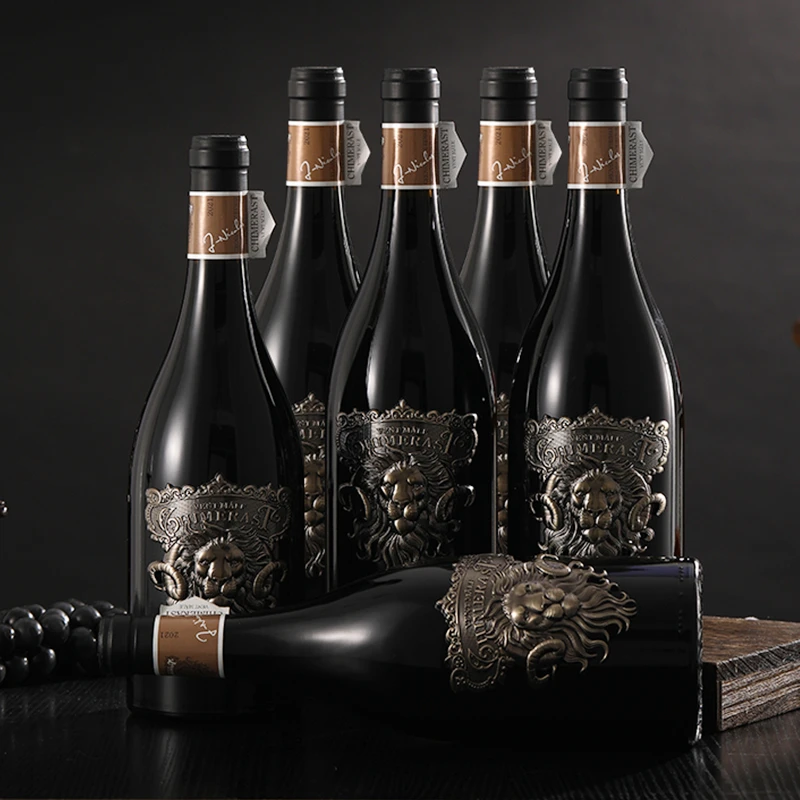 法国原瓶进口14度红酒整箱6支AOP朗格多克干红葡萄酒正品高端送礼