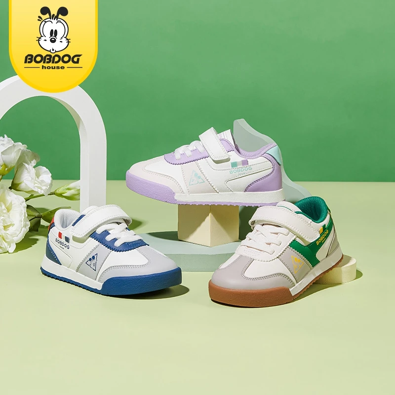 巴布豆家族童鞋 2024春经典潮搭防滑耐磨儿童运动休闲鞋JJ241C31