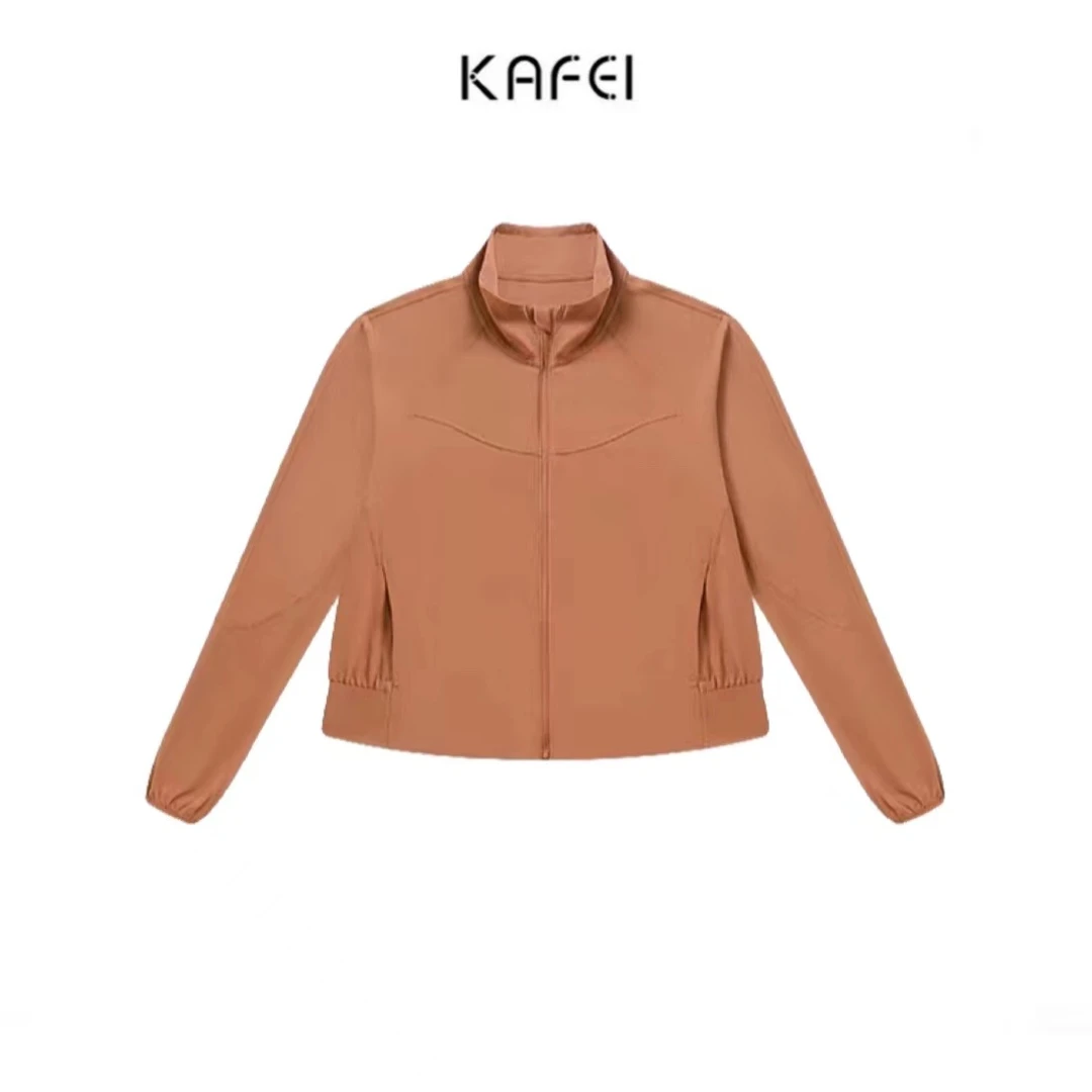 咖妃~【知意】UPF50+夏季薄款防晒衣 简约立领空调衫休闲运动外套