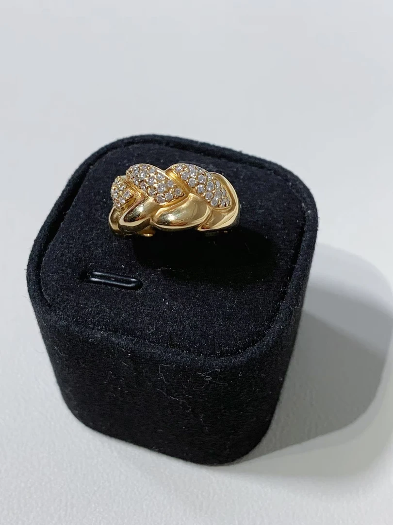 99新 Cartier/卡地亚 HIHI/卡地亚 镶钻戒指50/10475211