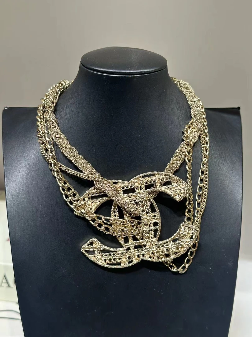 99新 Chanel/香奈儿 HIHI/Chanel13B双C多链条Choker/10270942