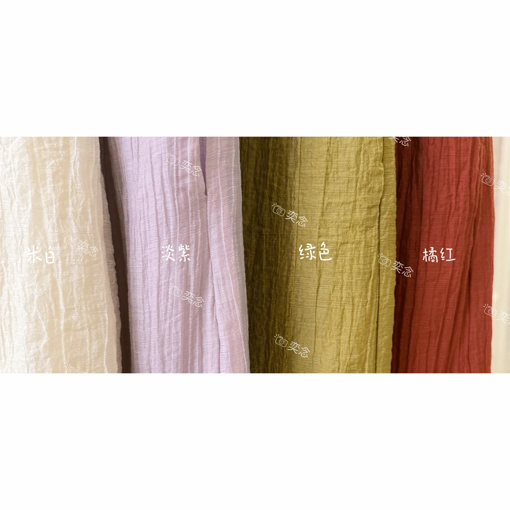 「奕念」《雾澈》云丝阔腿裤~国风休闲百搭夏季新款