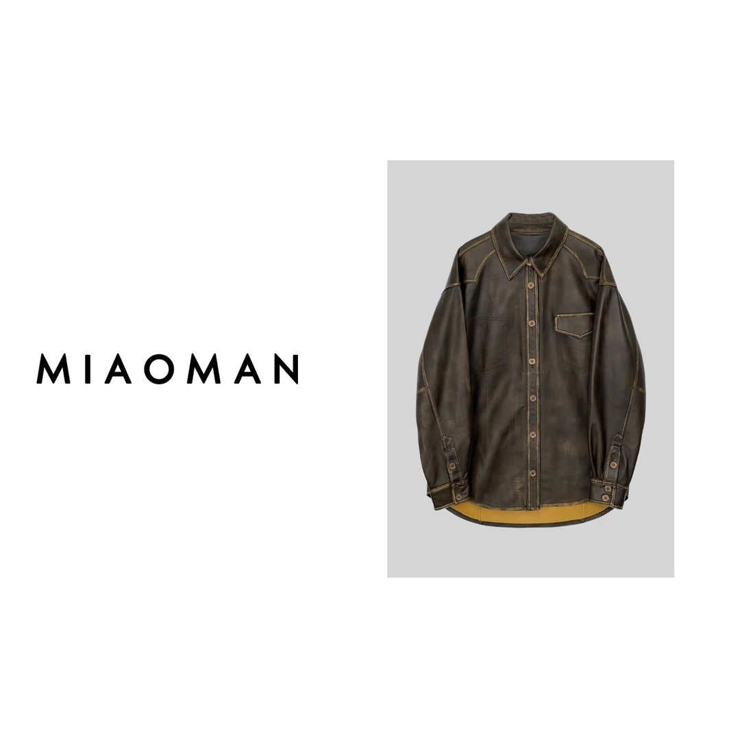 【妙姐精选】深圳高端欧货POLO领皮衬衣GM23067