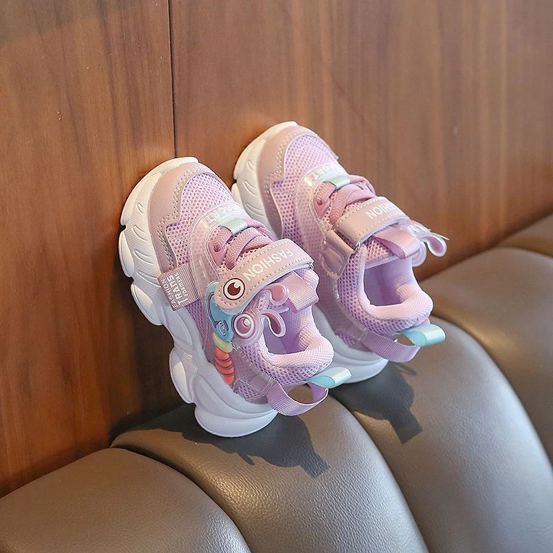 2023春秋新款1-3-6岁儿童网面运动鞋男女宝宝网面透气鞋幼儿单鞋