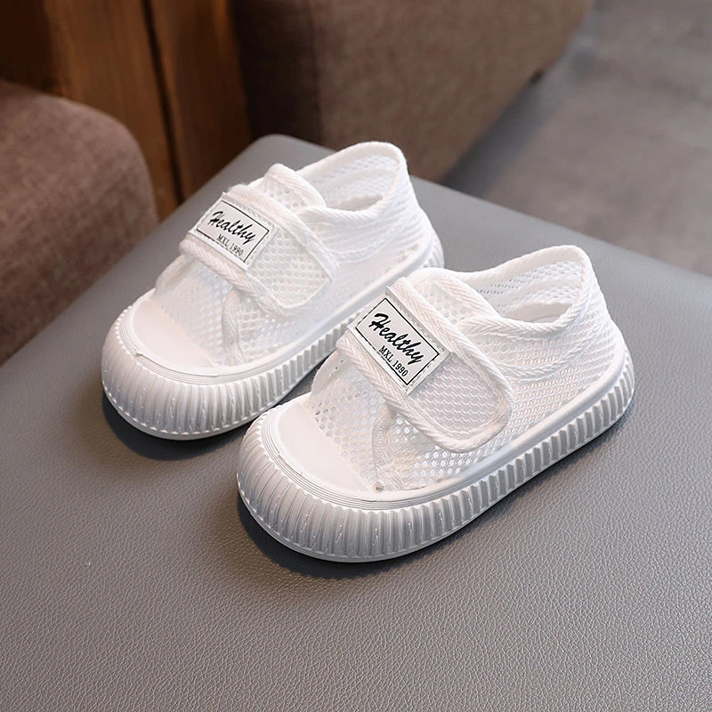 春夏镂空网鞋单网眼透气儿童幼儿园休闲鞋男女宝宝学步小白鞋软底
