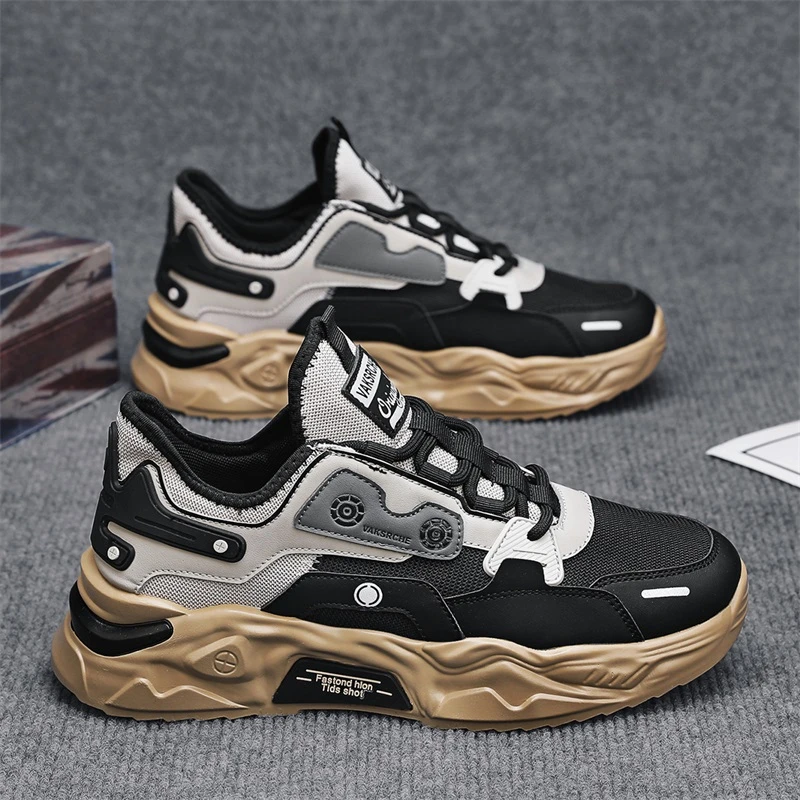 八哥休闲男士百搭夏季透气潮鞋学生跑步运动男士百搭夏季透气潮鞋