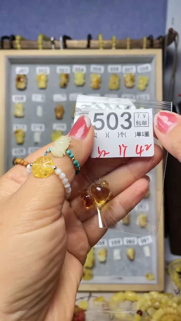 【闪购商品】琥珀珠宝奇石未镶嵌F503
