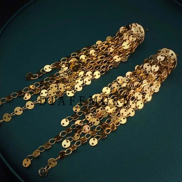 铜合金耳饰 D.F.M〖恋恋风情〗超精致超闪流苏耳环