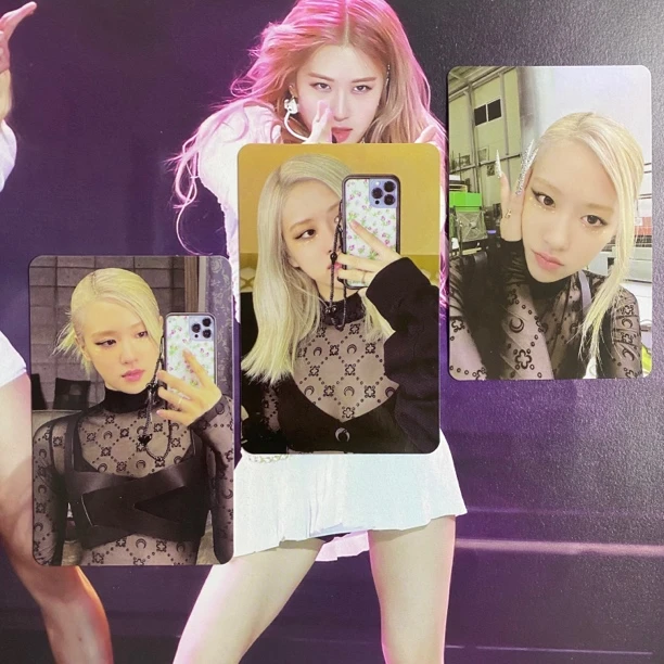 正品现货BLACKPINK朴彩英rosé小卡rose单封正规二辑bornpink粉墨