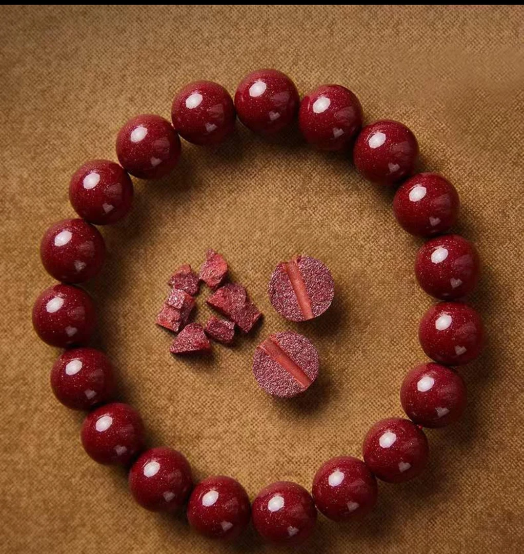 含辰砂工艺品紫金砂10mm男女同款手串