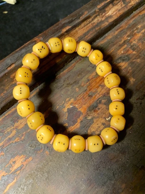 藏区牛牛单圈手串.