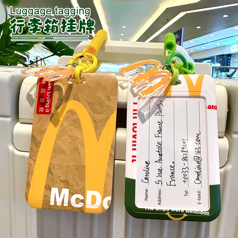 创意个性行李牌行李箱标识牌防丢托运吊牌姓名牌挂牌名字卡套挂绳