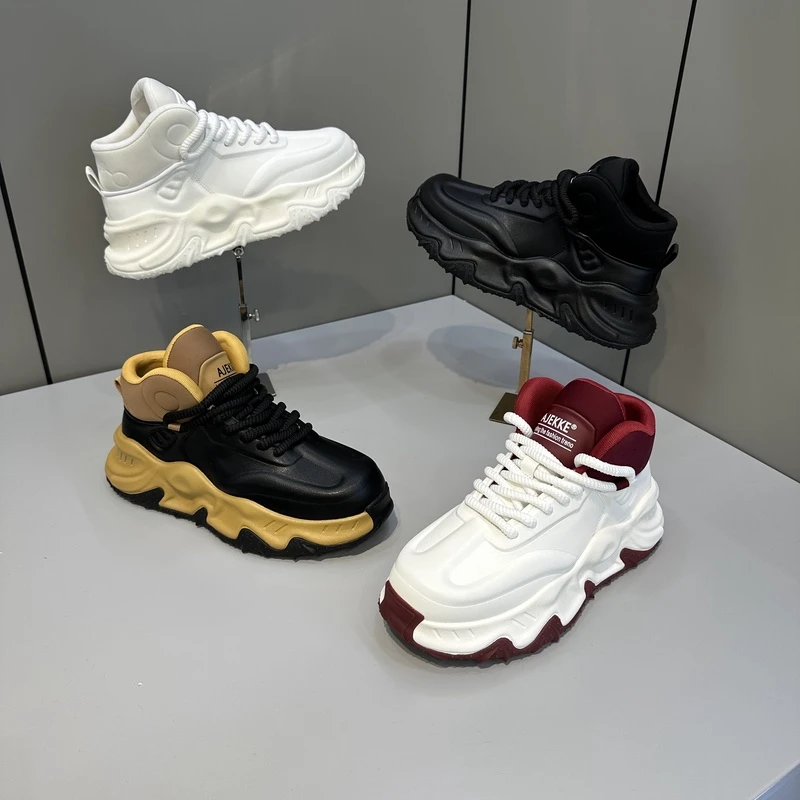 2023新款秋季男士小众百搭舒适时尚潮流休闲潮鞋（皮鞋码）