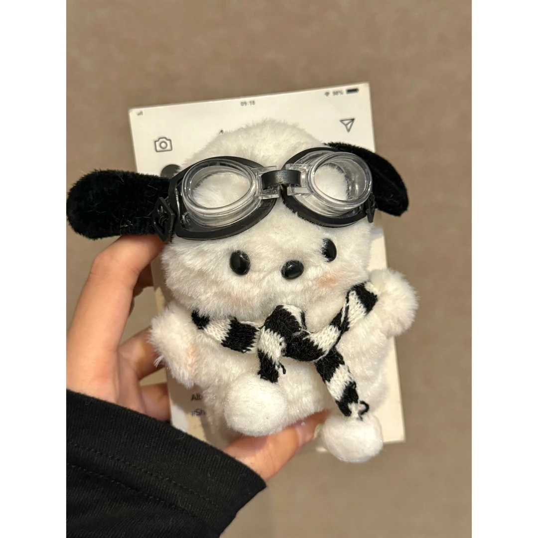 适用苹果耳机套毛绒小狗airpodspro2皮纹airpods三代二代耳机套