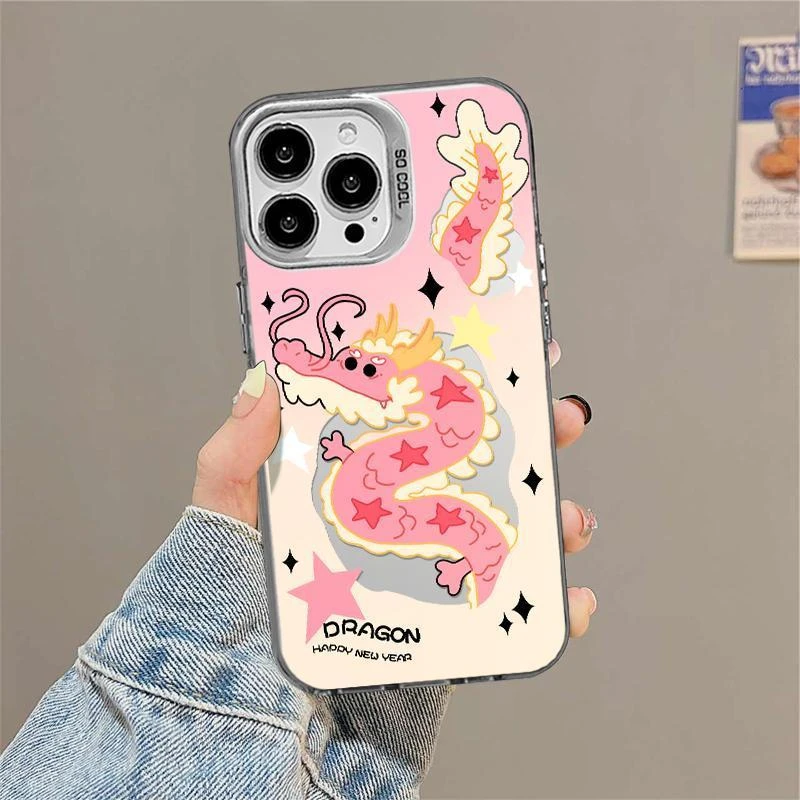 新款龙年OPPORENO11手机壳reno10卡通K11女FINDX5/X6PRO软9