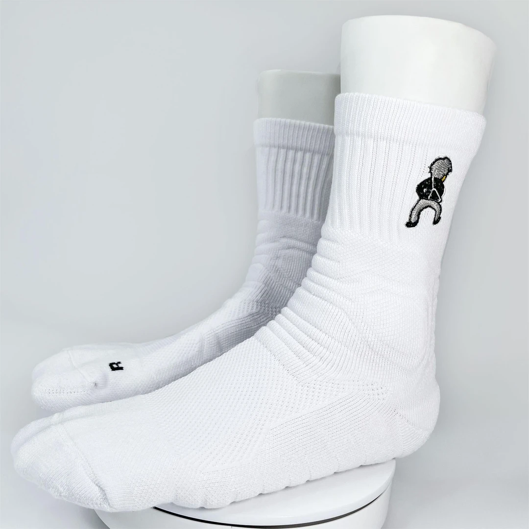 HHOP坤坤刺绣篮球袜中筒美式高帮加厚毛巾底实战专业防滑吸汗