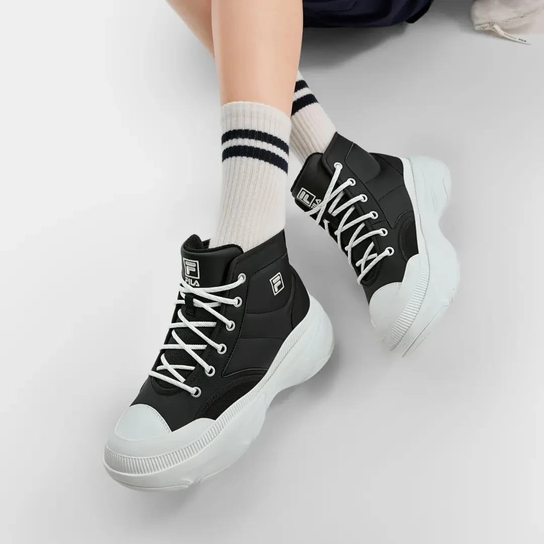 Fila/斐乐冬季新款女士增高保暖潮流【菠萝鞋】女生专属F12W441114F