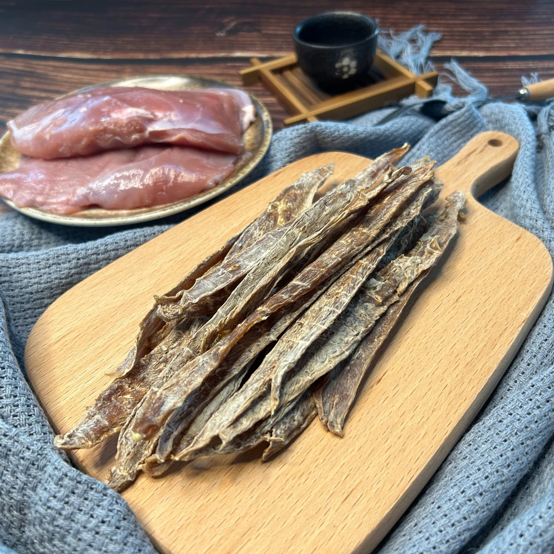 【洛基妈妈自制】风干鸭胸肉干鸭肉干肉条肉片宠物狗零食泰迪