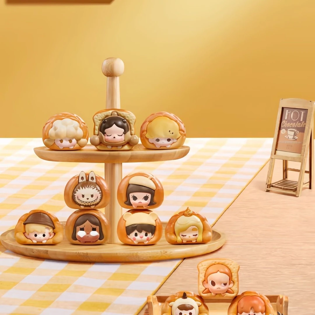 ［代拆］泡泡萌粒烤面包系列盲袋潮玩摆件