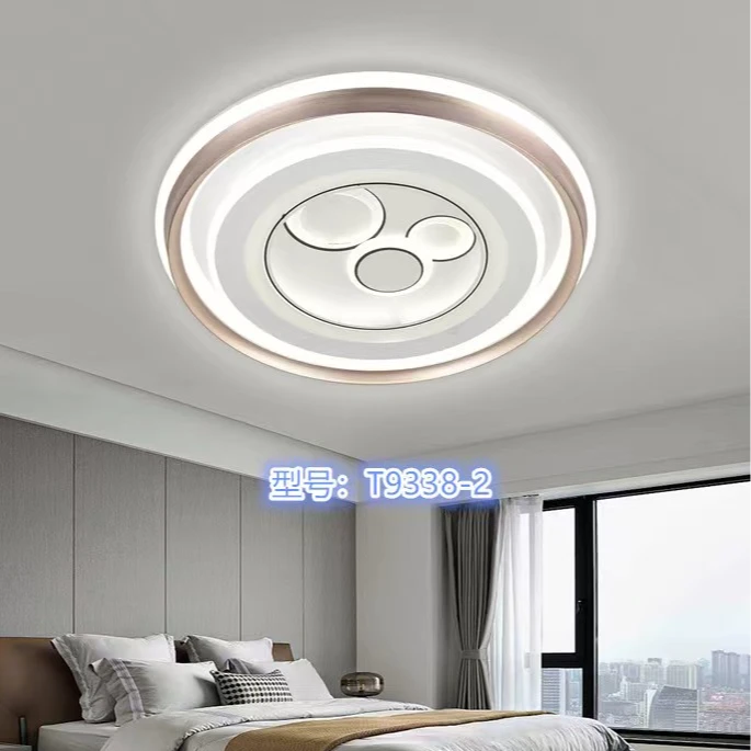 创意灯水晶灯卧室灯房间LED吸顶灯北欧简约轻奢玻璃灯书房灯具