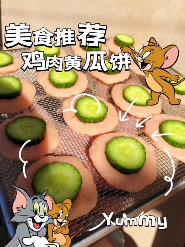 风干黄瓜鸡肉饼新鲜纯手工 宠物零食奖励训犬小狗无添加运费险