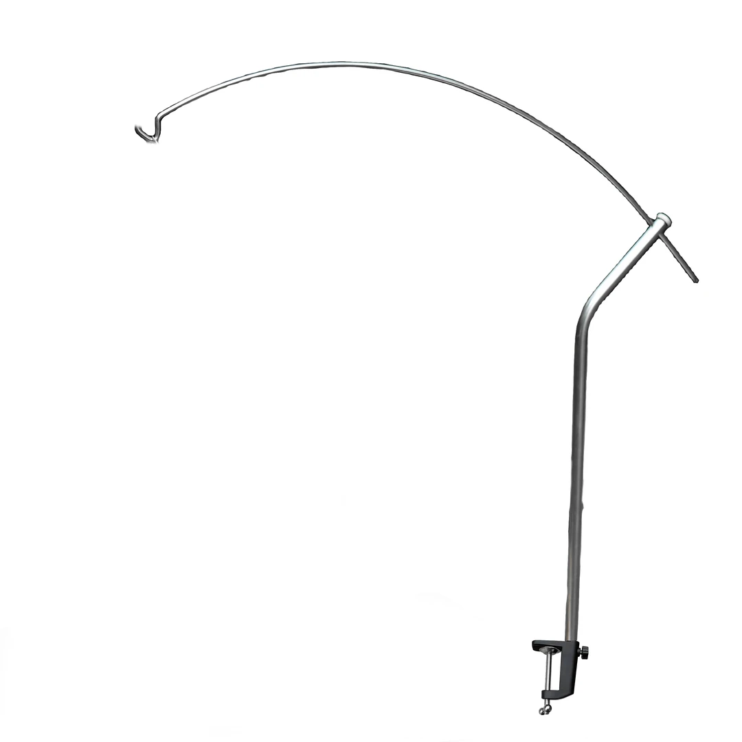 泉汇制作所户外露营IGT桌面灯架营地照明灯挂架可调节弧形灯杆