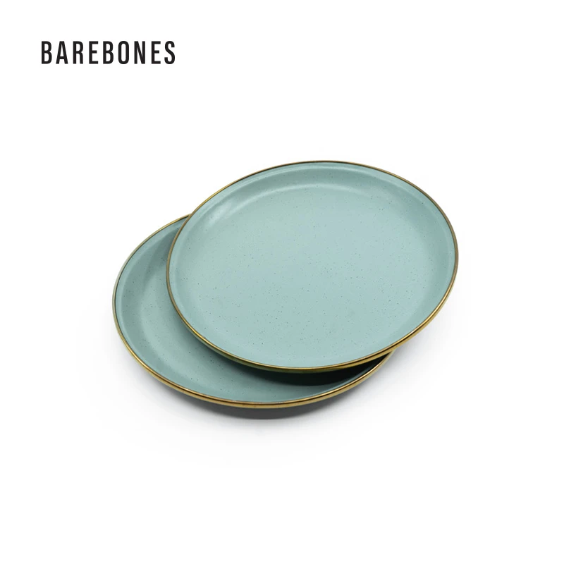 BAREBONES北邦搪瓷盘户外露营盘北欧风个性露营盘子简约西餐碟子