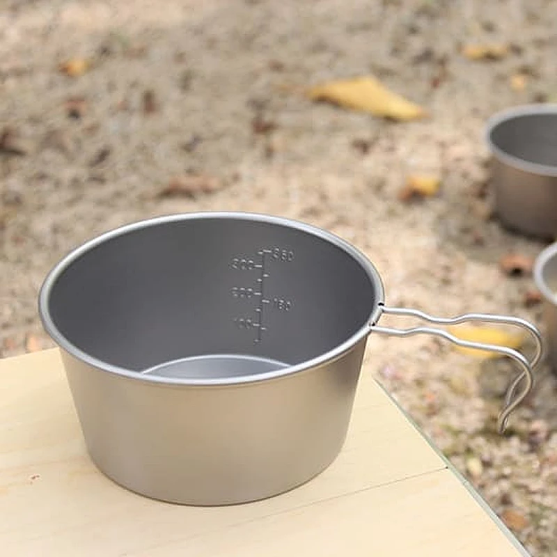 日本belmont百乐门钛制营地碗户外露营钛雪拉碗轻量化野餐餐具