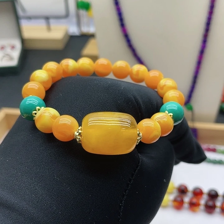 蜜蜡手链未镶嵌s1手链