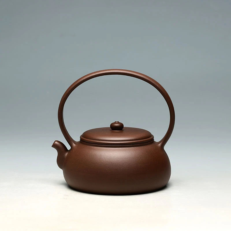 徐达明弟子 姜敏纯手工 500CC提梁壶 明理茶艺宜兴紫砂壶全手工