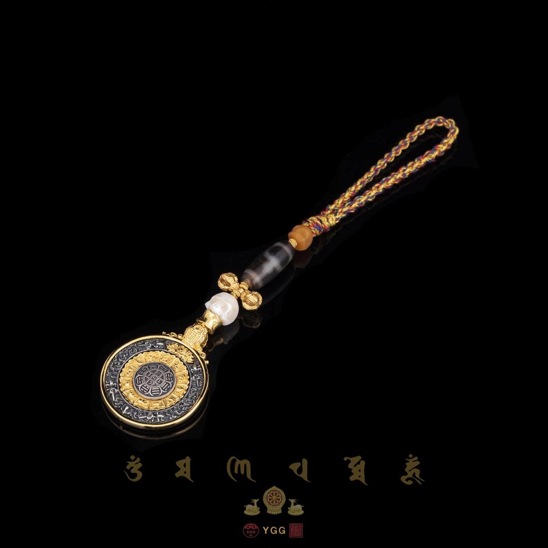 员格格 925银银制品 /九宫牌挂件/KBHTT02（多样性发）