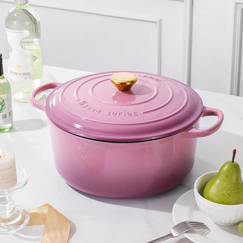 YANZAO/焱造铸铁珐琅锅28马萨系列炖锅